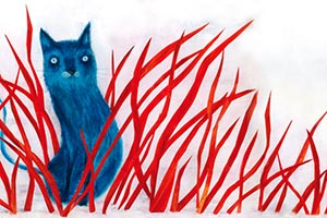 pintura de gato, realista, autor